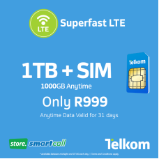 SIM Only + 1TB Telkom Data Bundle SIM Only + 1TB Telkom Data Bundle